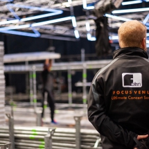 Przygotowania do koncertu w Gliwicach na systemie koncertowym Fohhn Focus Venue
