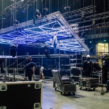 Przygotowania do koncertu w Gliwicach na systemie koncertowym Fohhn Focus Venue